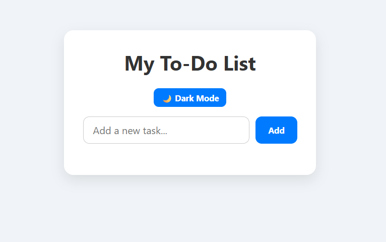 Dynamic To-Do List